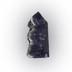 SOLD Purple Fluorite w/ Raw Edge